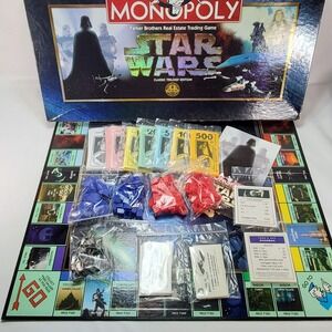Monopoly Star Wars Classic Trilogy Edition Complete 1997 Board Game